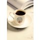 Coffee Time Yazılı Porselen Türk Kahvesi Fincanı 80 ml